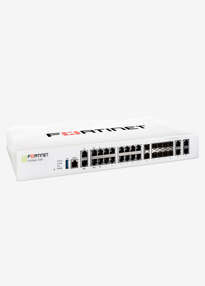 جهاز جدار الحماية Fortinet FortiGate 100F + الترخيص