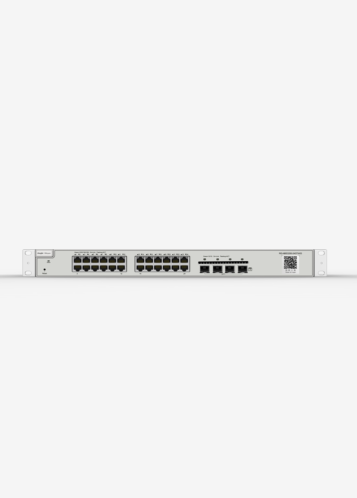 Reyee RG-NBS3200-24GT4XS-P 24 Portlu, 10/100/1000 Gigabit, L2 Yönetilebilir Switch, 4*10G SFP, 24 Port PoE (370W)
