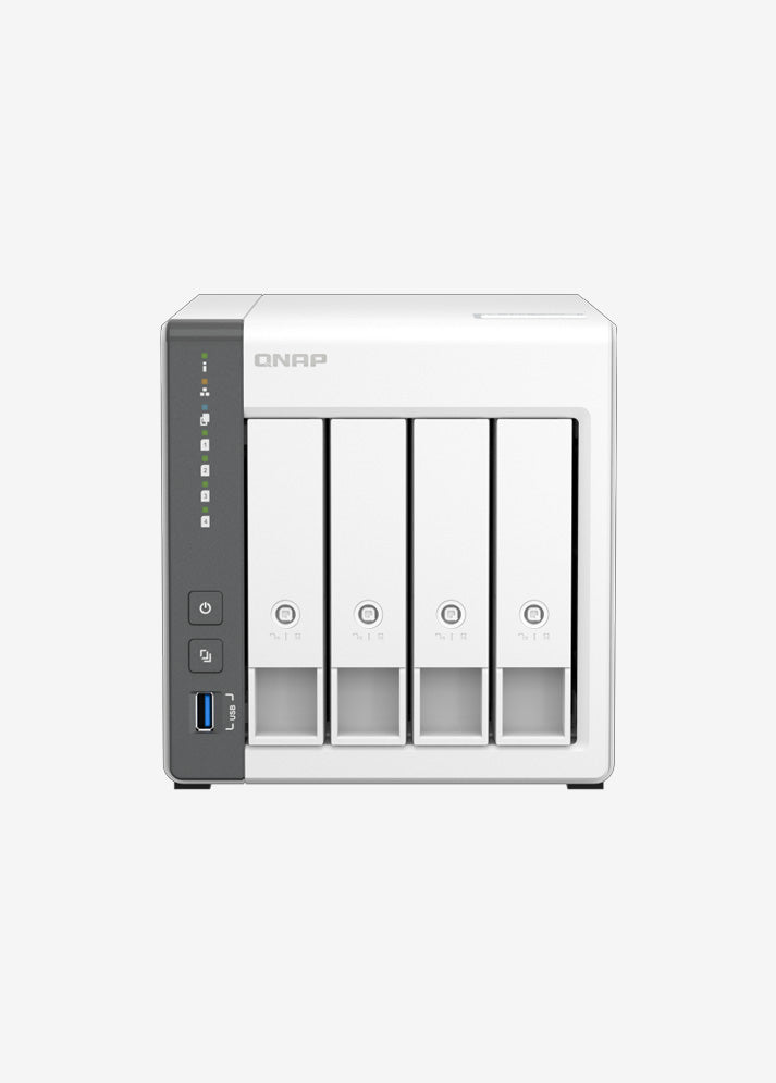QNAP TS-433-4GB RAM 4 HDD SLOTS TOWER NAS