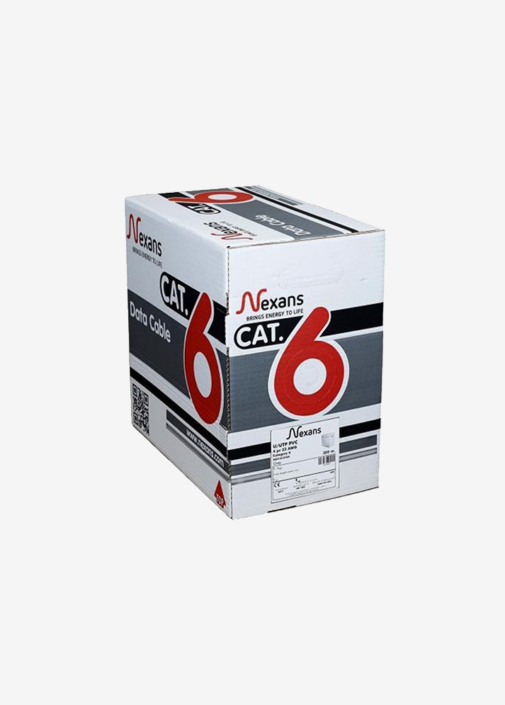 كابل إيثرنت Nexans 23 AWG CAT6 U-UTP