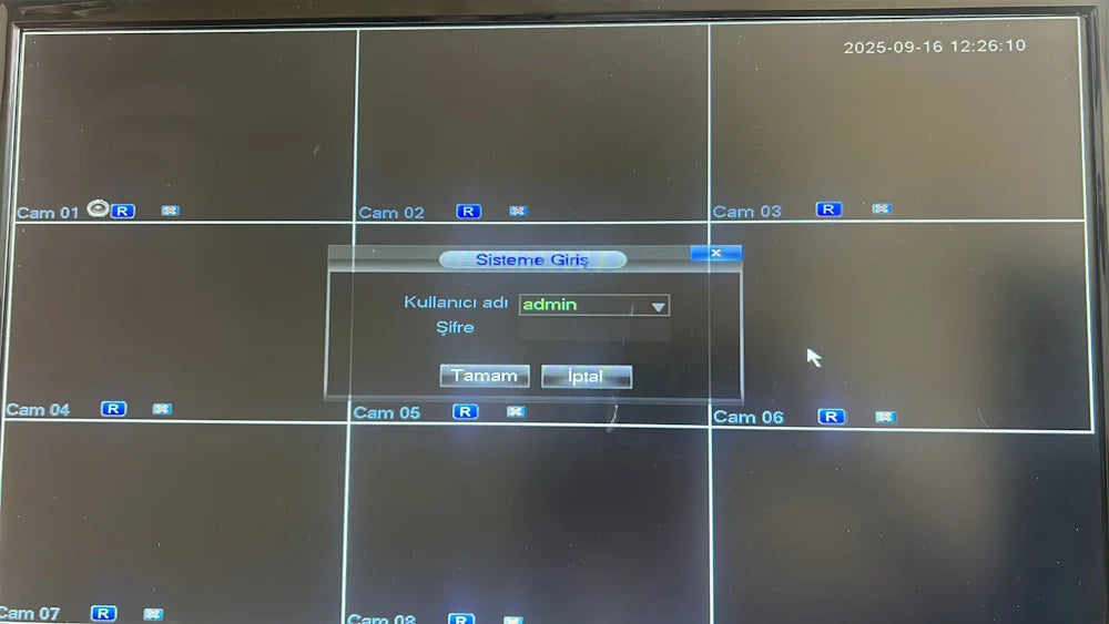 Uniywell DVR Şifre Resetleme Teknik Destek Rehberi
