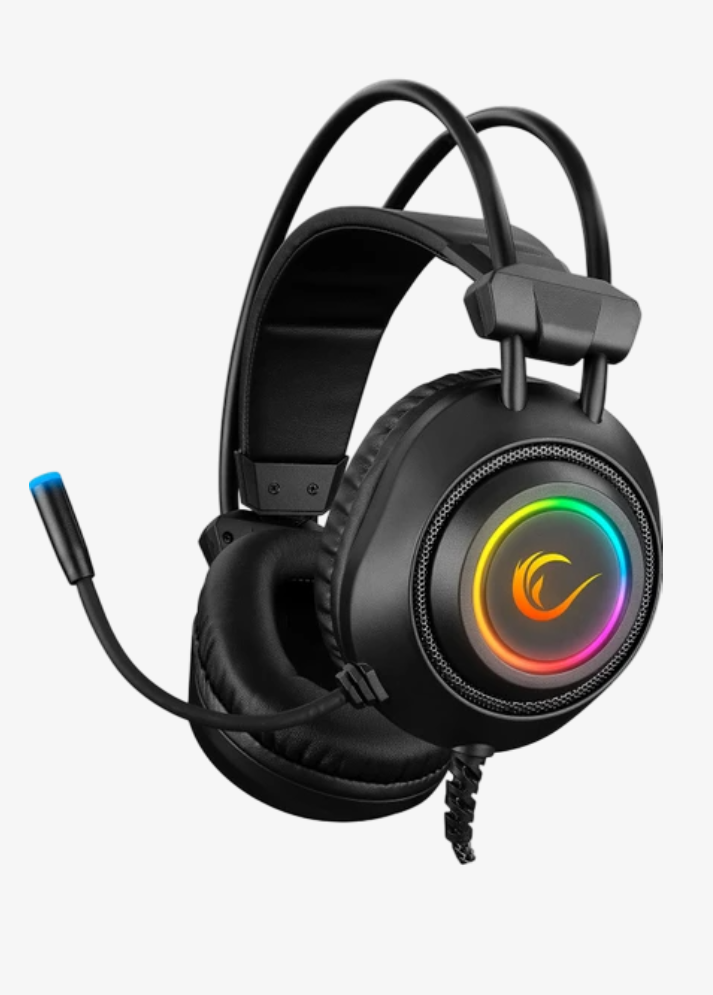 Rampage RM-K19 RAGING PLUS Siyah USB 7.1 Surround RGB Ledli Gaming Oyuncu Mikrofonlu Kulaklık Rampage