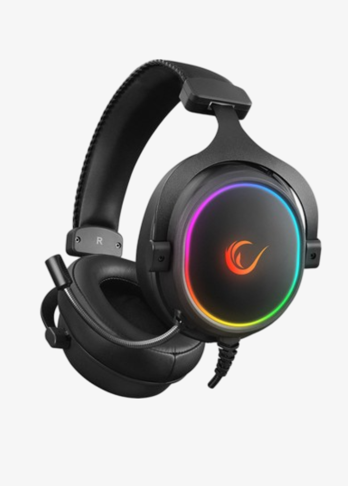 Rampage ONYX-S Siyah USB 7.1 Version RGB Led + Ses Kontrollü Oyuncu Mikrofonlu Kulaklık
