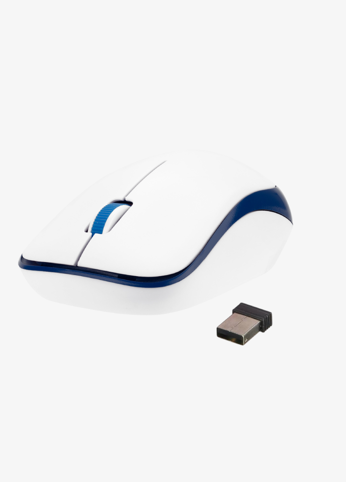 Everest SM-833 Usb Beyaz/Turkuaz 1200dpi Optik Kablosuz Mouse