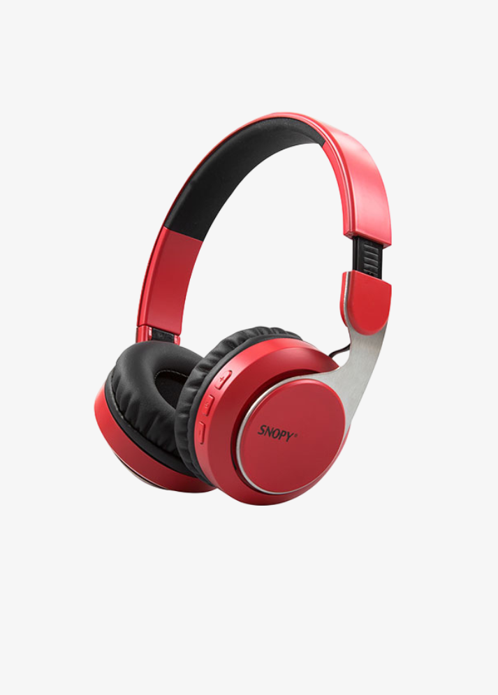 Snopy Sn-34bt Cosy Kırmızı Bluetooth Kablosuz Mikrofonlu Kulaklık