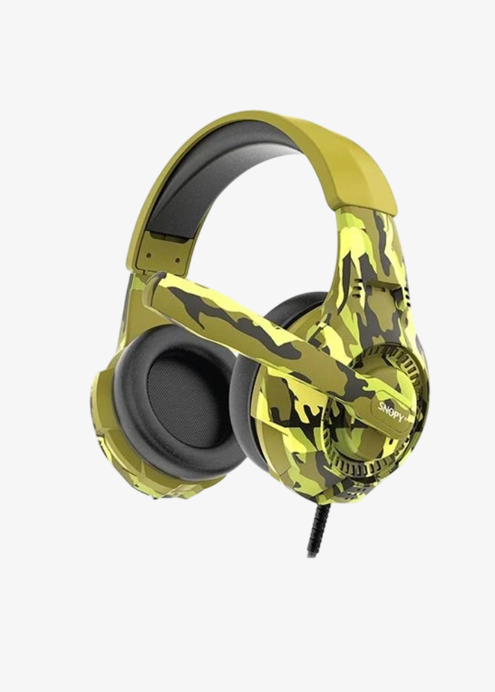 Snopy Sn-8800 Gametime Kamuflaj Gaming Kulaklık - Oyuncu Deep Bass Mikrofonlu