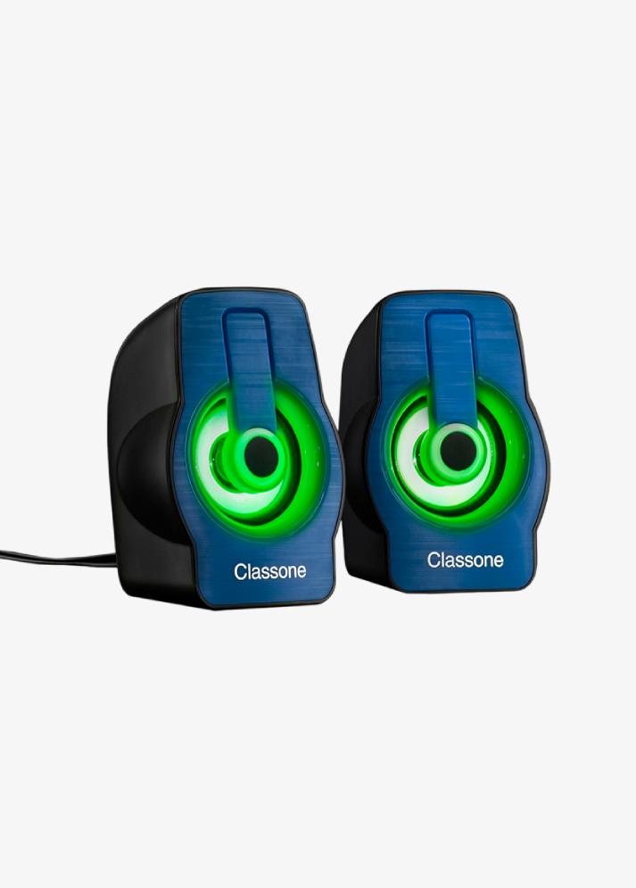 Classone X1 Blue RGB Gaming Hoparlör – Mavi